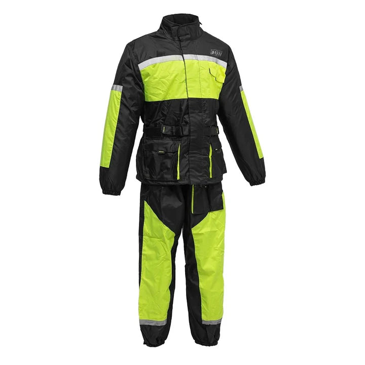 FIRSTMFG Men's Rainsuit - ATM3003 Motorcycle Rain Suit