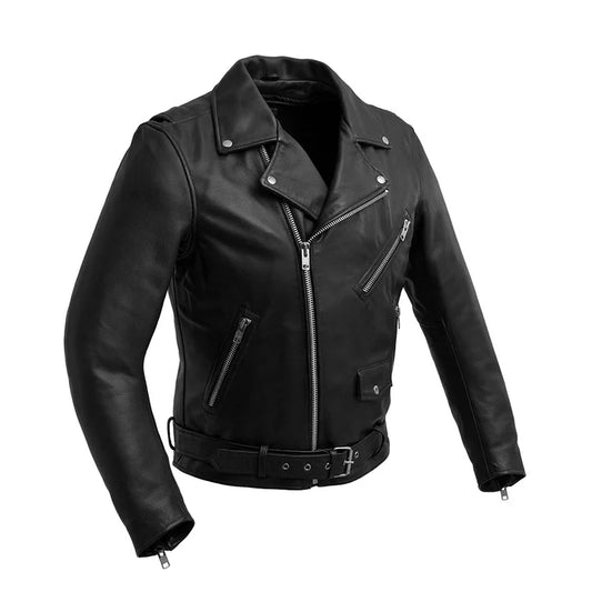 FIRSTMFG : Rockstar Woman's Leather Jacket