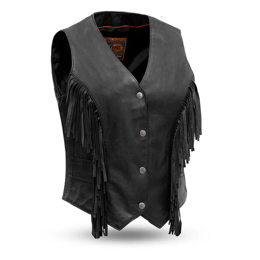 FIRSTMFG : Apache Women's Leather Vest