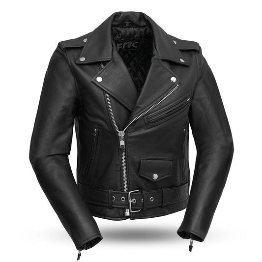 FIRSTMFG : Bikerlicious Women's Leather Jacket