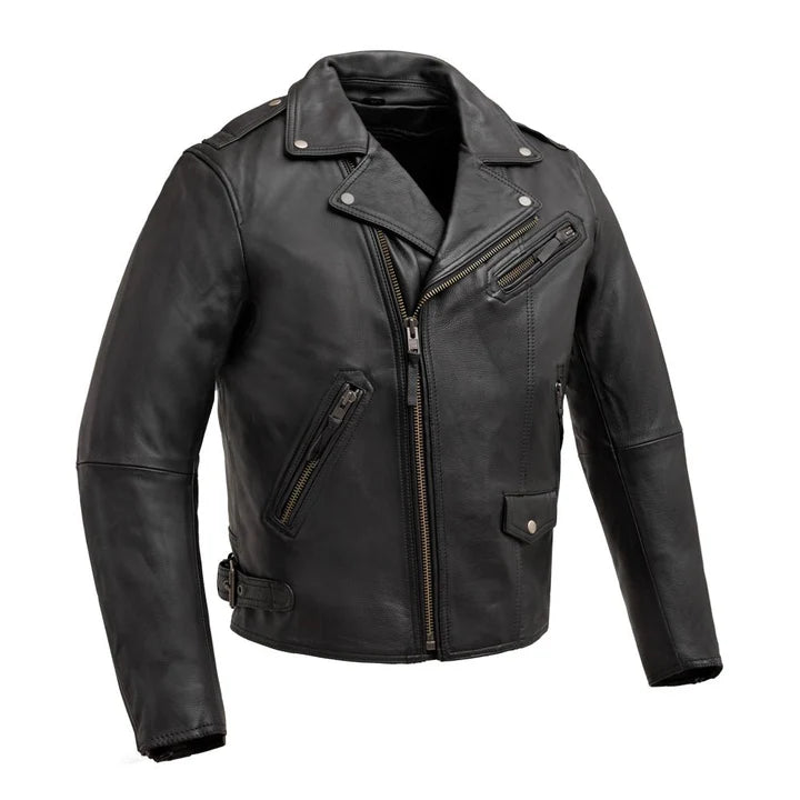 FIRSTMFG : Enforcer Men's Leather Jacket