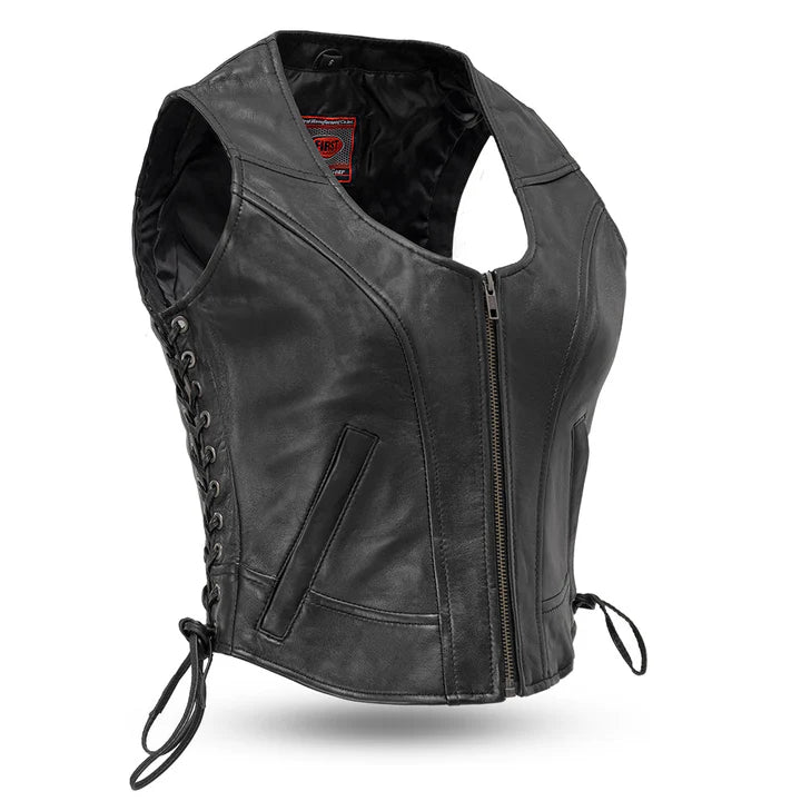 FIRSTMFG : Raven Women's Leather Vest