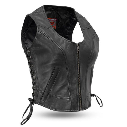 FIRSTMFG : Raven Women's Leather Vest