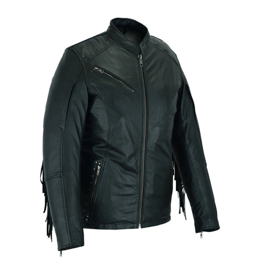 vanceleatherfringewomansleatherjacket